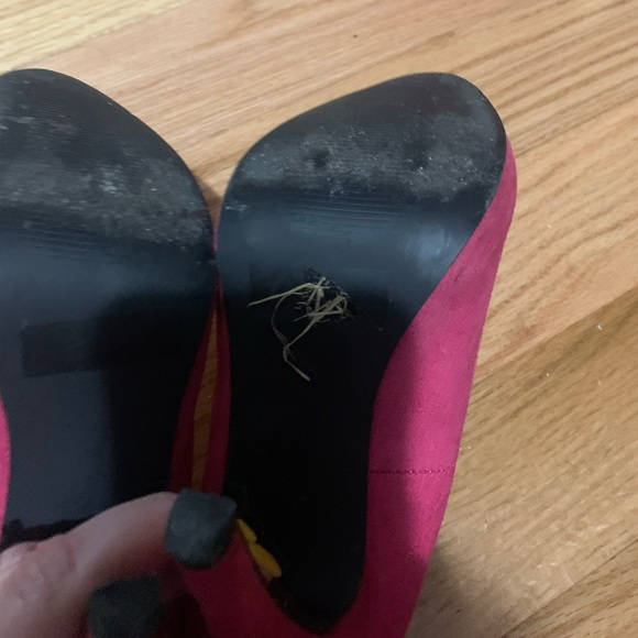 Pink suede pumps size 8 - Picture 6 of 6